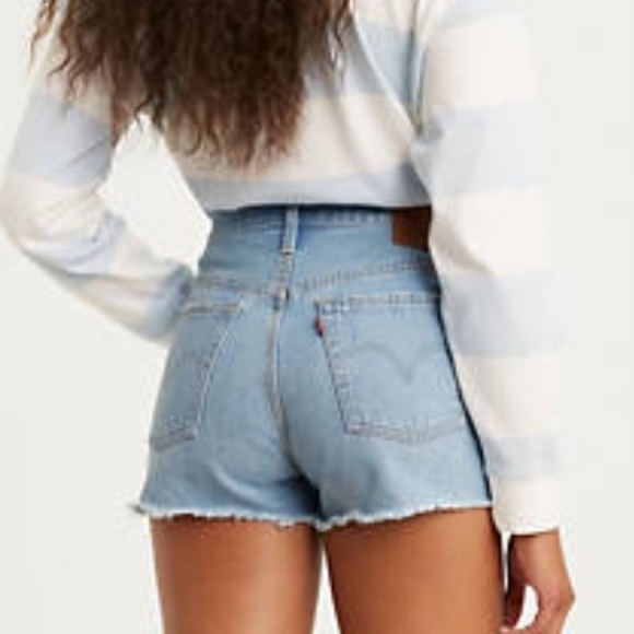 COPY - Hi-rise Jeans shorts - Picture 3 of 7